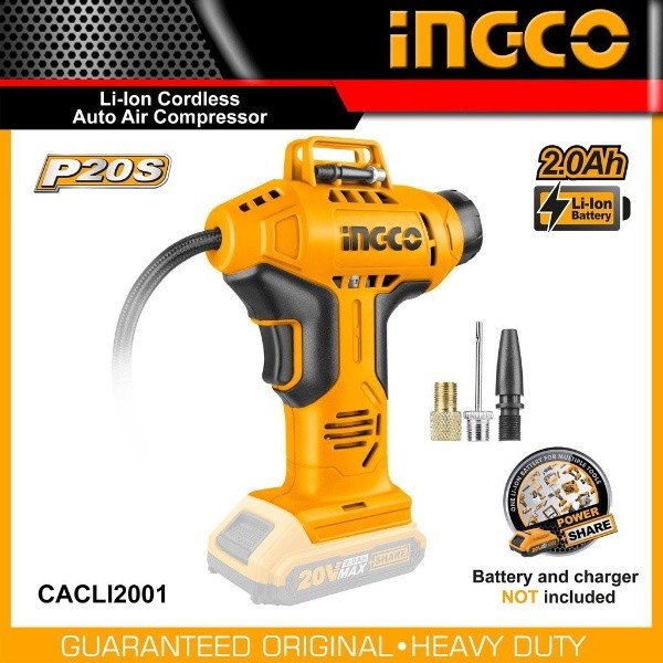 Jual Mesin Mini Air Compressor Auto INGCO CACLI2001 P20S Mini ...