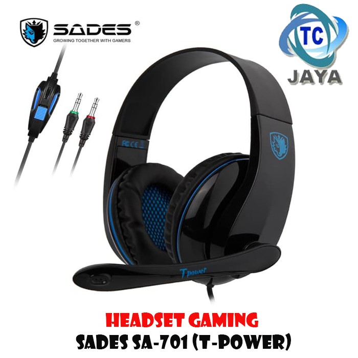Jual Headset Gaming Sades SA-701 (T-Power) | Shopee Indonesia