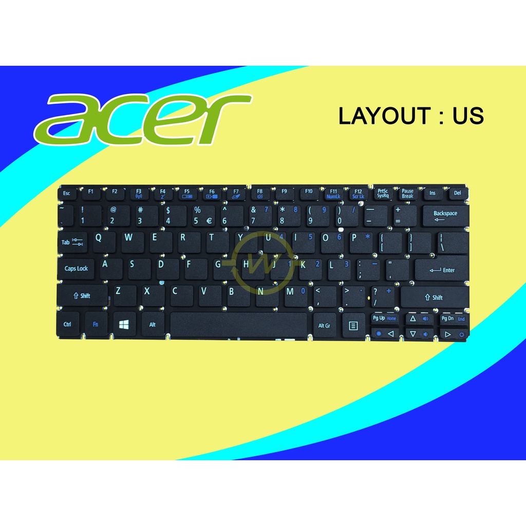 Jual Keyboard Acer One 10 N15P2 Series Hitam Shopee Indonesia