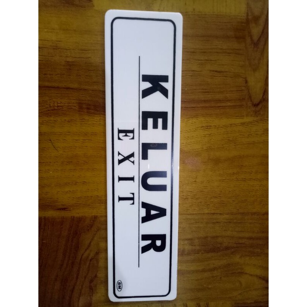 Jual Sign Board/Label Petunjuk/Label Tanda/Sign Label | Shopee Indonesia
