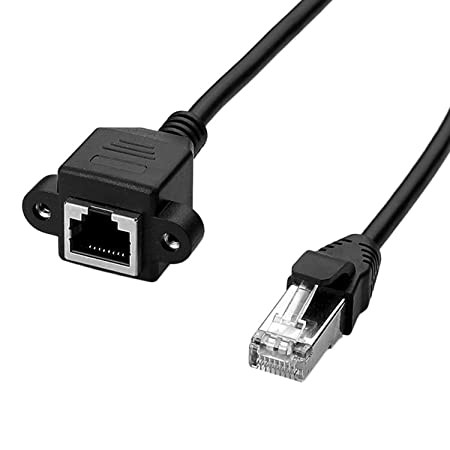 Jual Kabel Extension LAN RJ45 Male to Female Panjang 1 Meter | Shopee ...