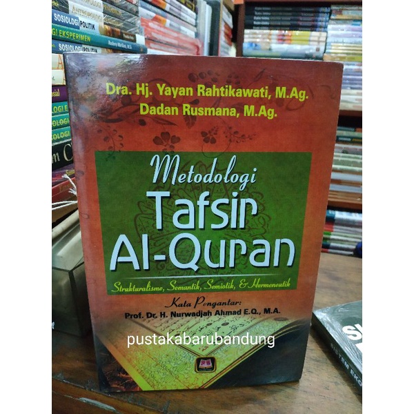 Jual [Original] Buku Metodologi Tafsir Al Quran Strukturalisme Lengkap ...