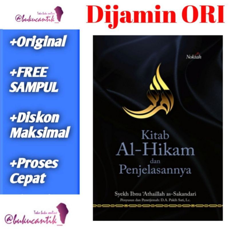 Jual Kitab Al-Hikam Dan Penjelasannya Syekh Ibnu Athaillah As Sakandari ...