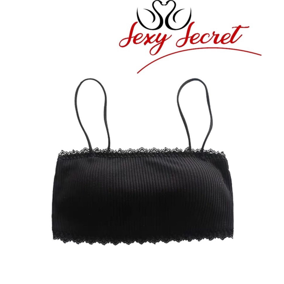 Jual Sexy Secret B653 Bra Crop Sexy Kemben Renda Model Busa Tali Crop