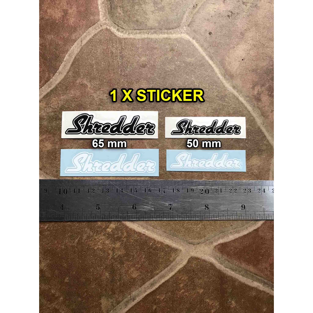 Jual Gitar Shredder Sticker Tempel Headstock Akustik Elektrik Nylon