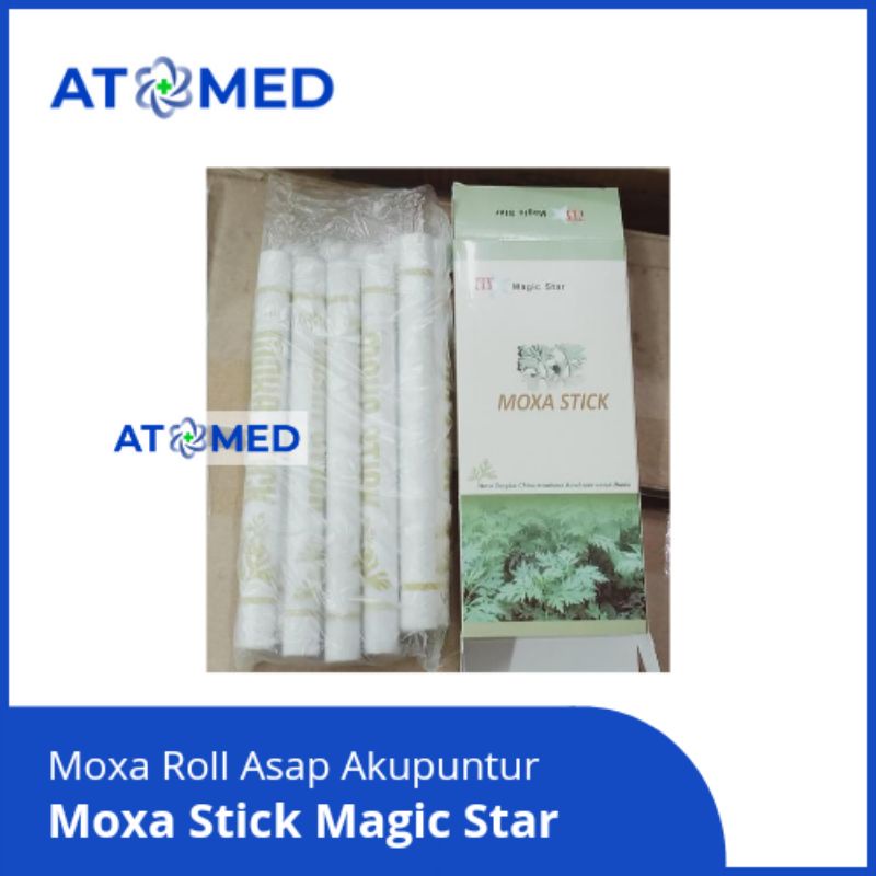 Jual Moxa Stick Magic Star isi 10 Moxa Roll Asap Akupuntur | Shopee ...