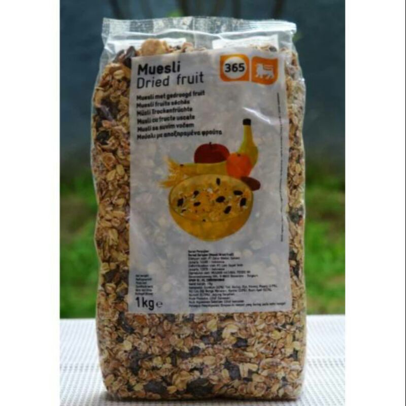 Jual Muesli Dried Fruit 1kg Granula granola HALAL Shopee Indonesia