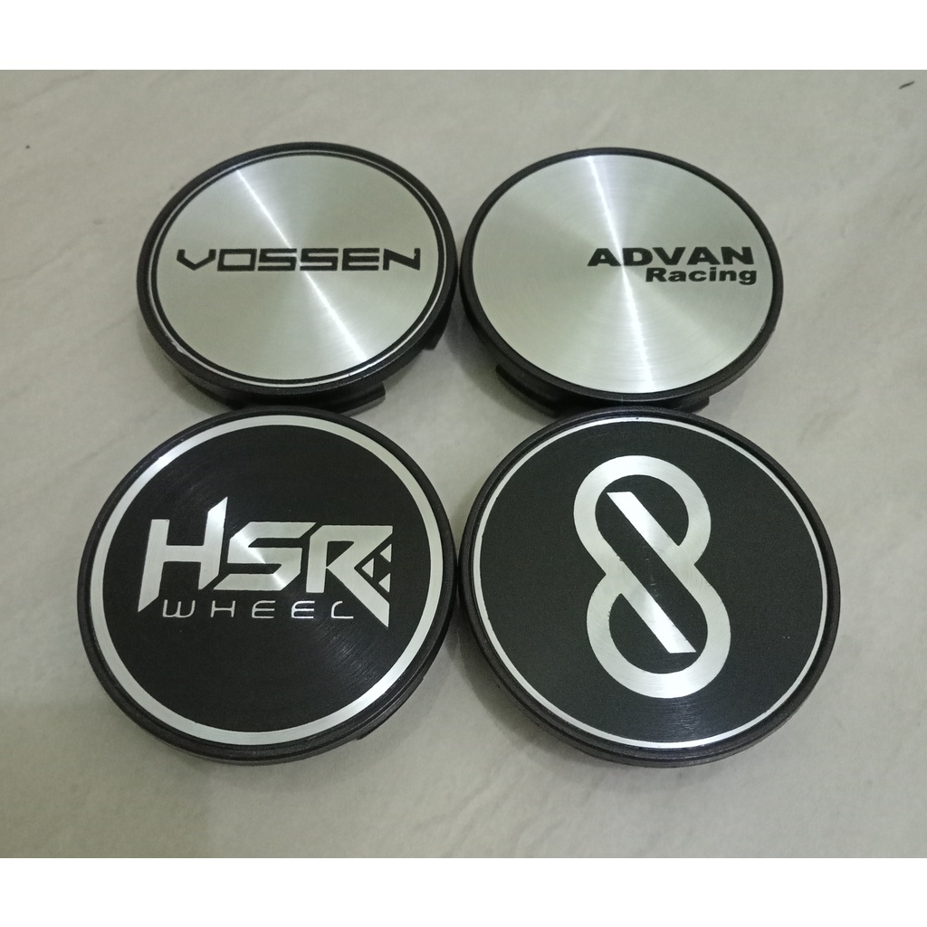 Jual Tutup Dop center variasi 65 mm logo HSR Enkei Advan Vossen ...
