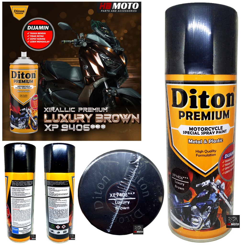 Jual XP9406 LUXURY BROWN/Cat Semprot Diton Premium Xirallic ***XPXP9406 ...