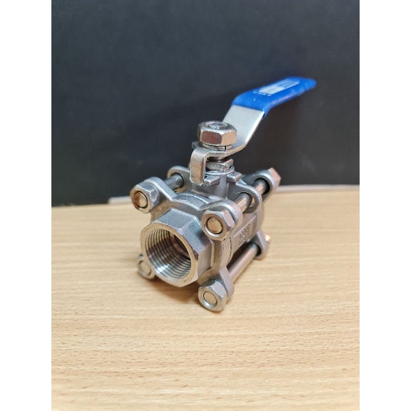 Jual Ball valve / stop kran / kran air stainless 316 model 3pc body ...