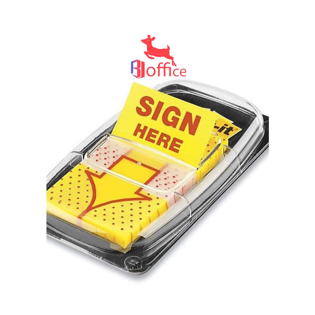 Jual Sticky Note 3M SIGN HERE / Sticky Note SIGN HERE 3M 680-9 | Shopee ...