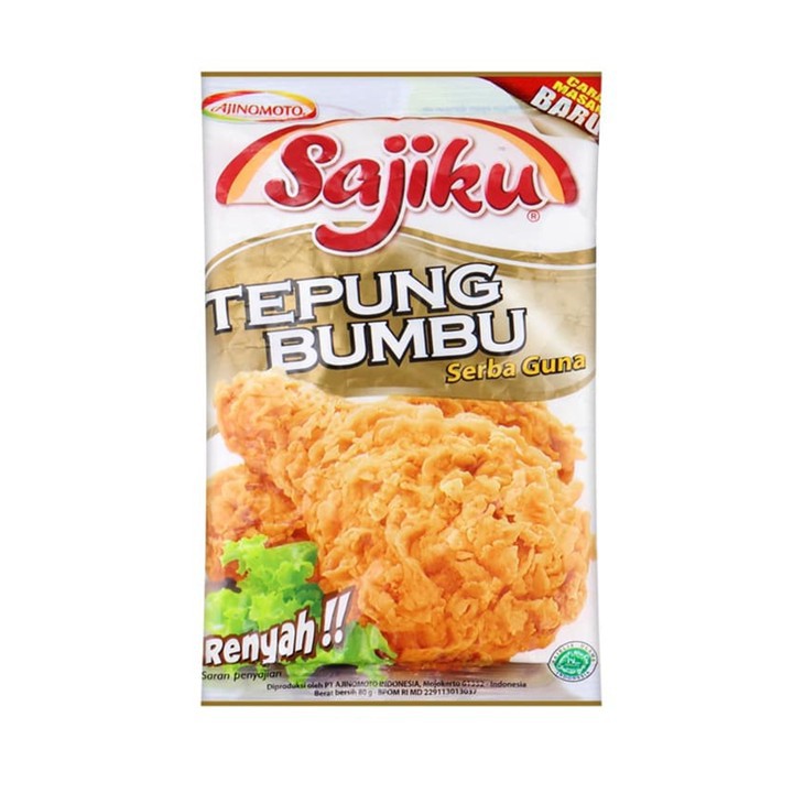 Jual Sajiku Tepung Bumbu Kuning 80 gr, 1 Renceng @10 pcs | Shopee Indonesia