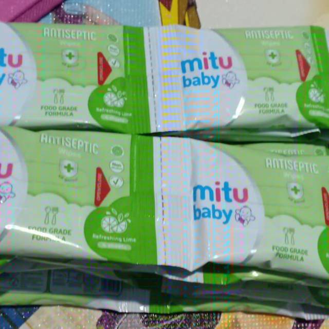 Jual Tisue basah mitu antiseptic 1 renceng (12 bks×4 lembar ) | Shopee ...