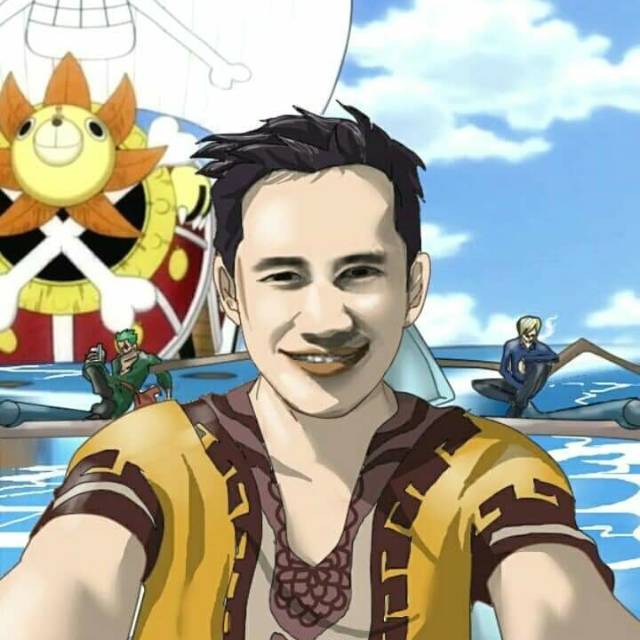Jual Lukisan wajah kartun tema one piece Shopee Indonesia