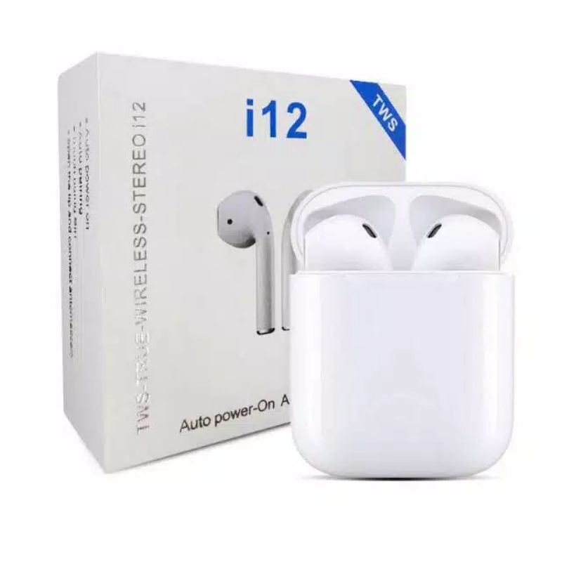 Jual Headset wireless earphone i12 iPod i12 Tws Headset