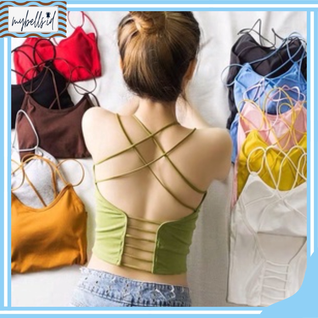 Jual MB BR278 Tanktop Bra Pakaian Dalam Bra Wanita Tanpa Kawat Thanktop ...