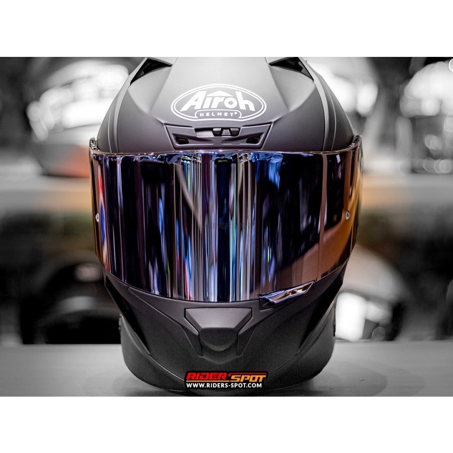 Jual Kaca Visor Helm Airoh Valor Mirror Blue Shield Cover Mirror