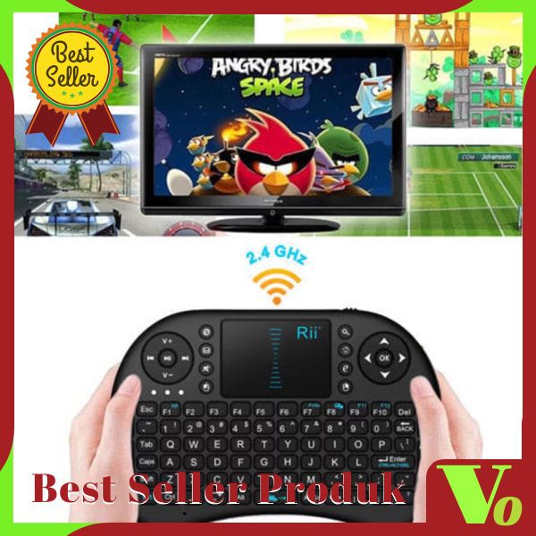 Jual Mini Keyboard Wireless i8 2.4G Handheld Keyboard For PC Android TV ...