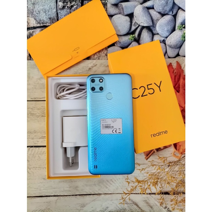 Jual REALME C25Y RAM 4 / 64GB SECOND PREMIUM FULLSET | Shopee Indonesia