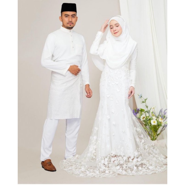 Jual gaun pengantin muslimah malaysia melayu gaun walimah gaun akad