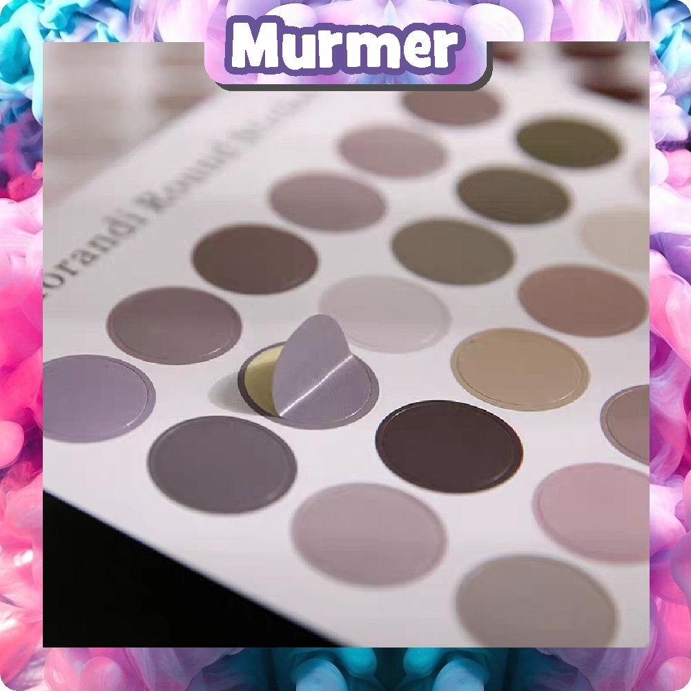 Jual MurmerOfficial R438 Stiker Bulat/Dot Round Sticker Sticker Deco ...