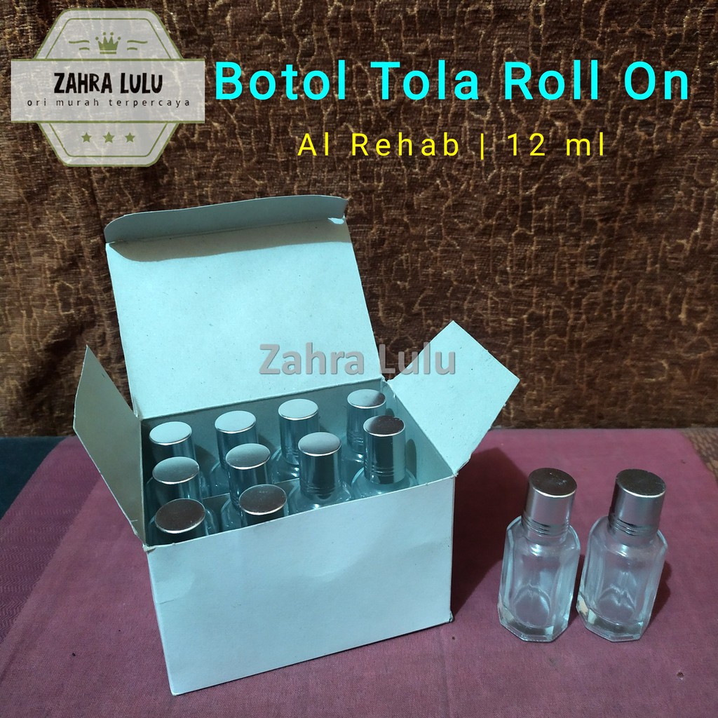 Jual Botol Tola Kosong 12 ml Roll On Al Rehab 1 Lusin | Shopee Indonesia