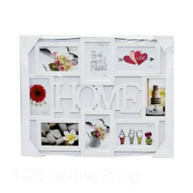Jual Bingkai Foto Kompilasi Home 8 Frame - Putih | Shopee Indonesia