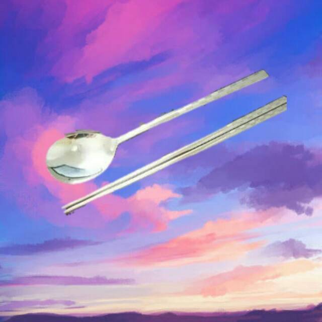 Jual Korean Eating Utensils (Sumpit, Sendok, Garpu) Shopee Indonesia