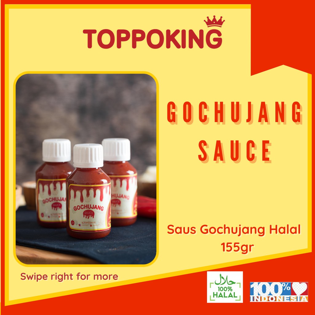 Jual GOCHUJANG SAUCE SAUS GOCHUJANG HALAL TOPPOKI TOPOKKI