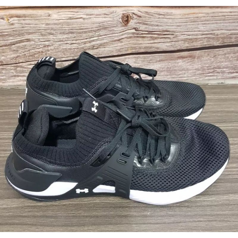 Jual Under Armour Project Rock 4 Black White Premium Quality Shopee