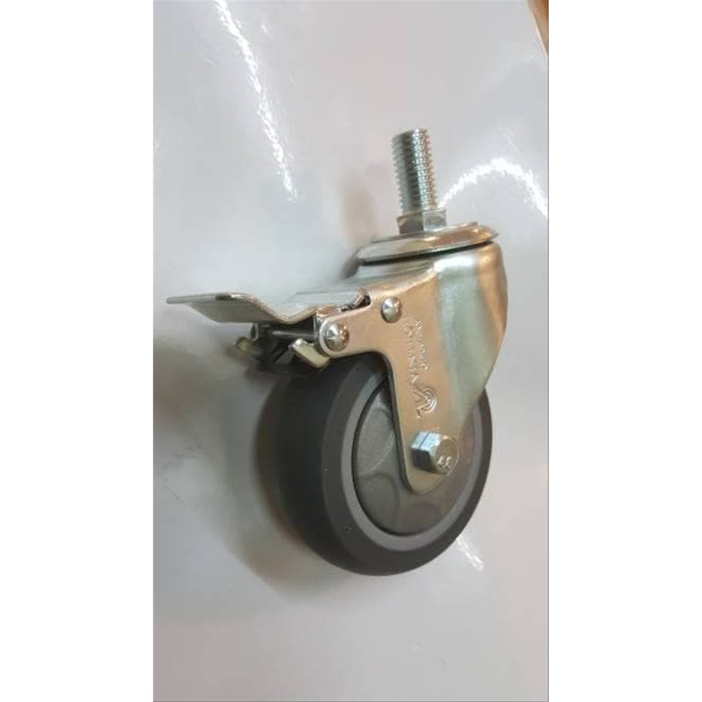 Jual Roda Karet TPR Medium Duty Vintech Germany 4 inch Drat Rem toolbox ...
