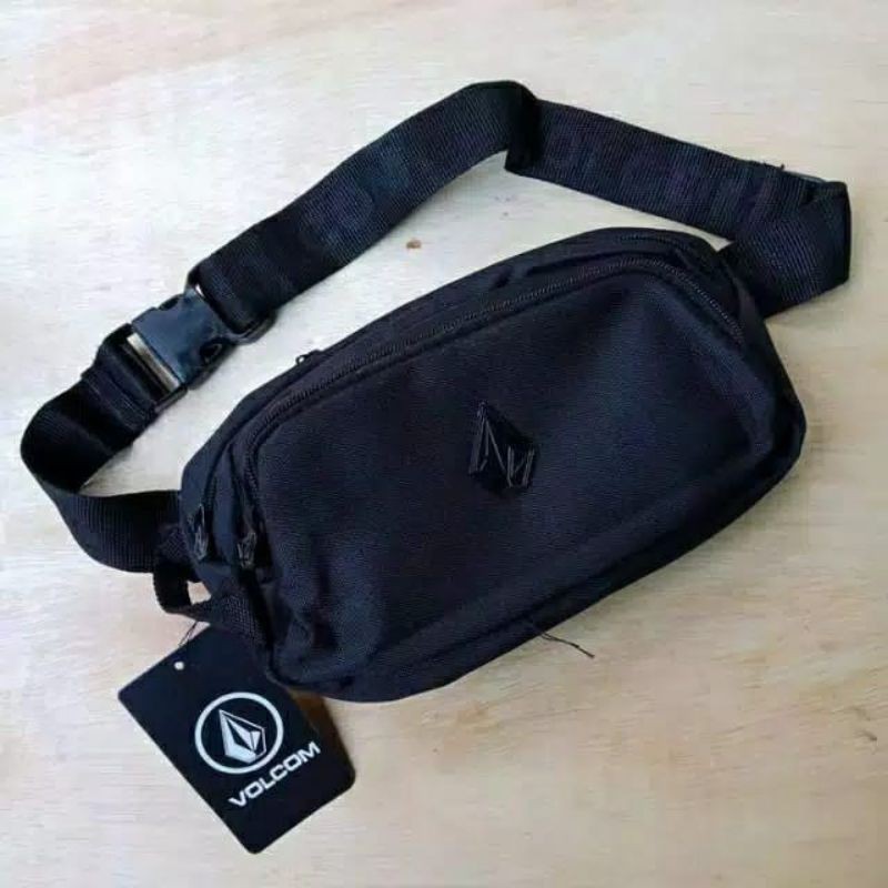 Jual tas tas selempang waist bag Premium Logo Besi