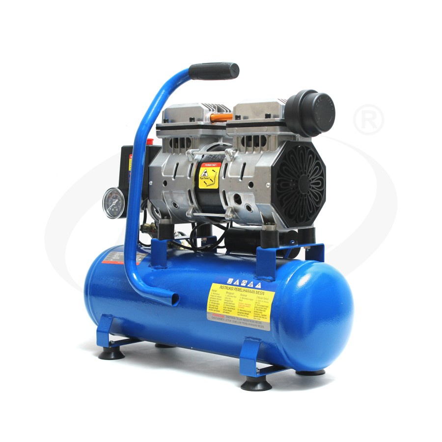 Jual H&L Kompresor Angin Oilless Silent 9L | Air Compressor HnL 9 Liter ...