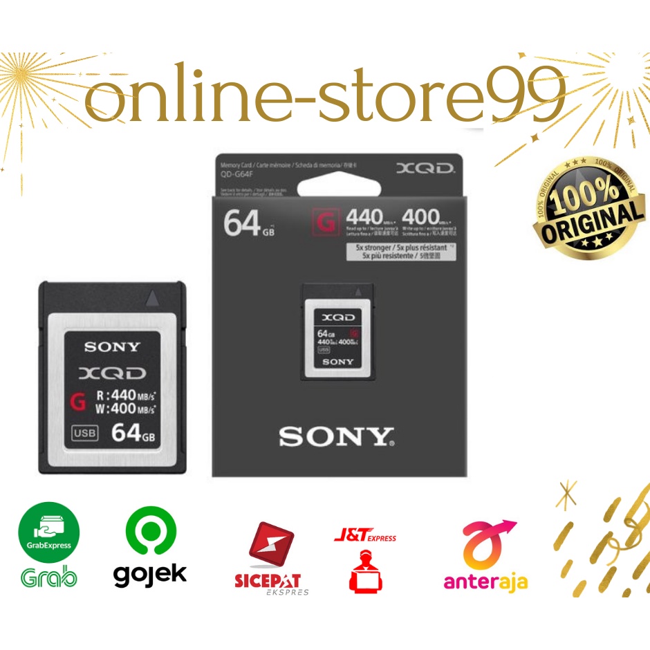 Jual Memory Sony XQD 64GB G Series Speed 440MB/S | Shopee Indonesia
