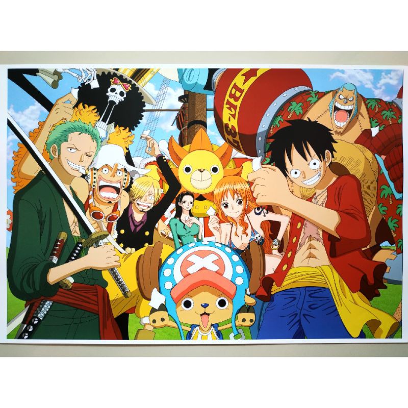 Jual Poster Anime One Piece Merchandise Shopee Indonesia