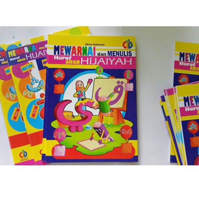 Jual Buku Mewarnai & Menulis Huruf Hijaiyah | Shopee Indonesia