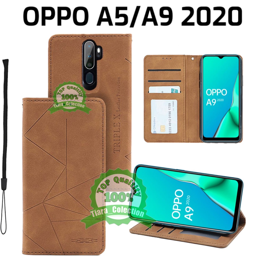 Fertuo Cover OPPO A9 2020 / A5 2020, Custodia Portafoglio a Libro in Pelle Flip Cover con Porta Carte, Chiusura Magnetica [Disegni di Gatto Cane] Case Antiurto per OPPO A9 2020