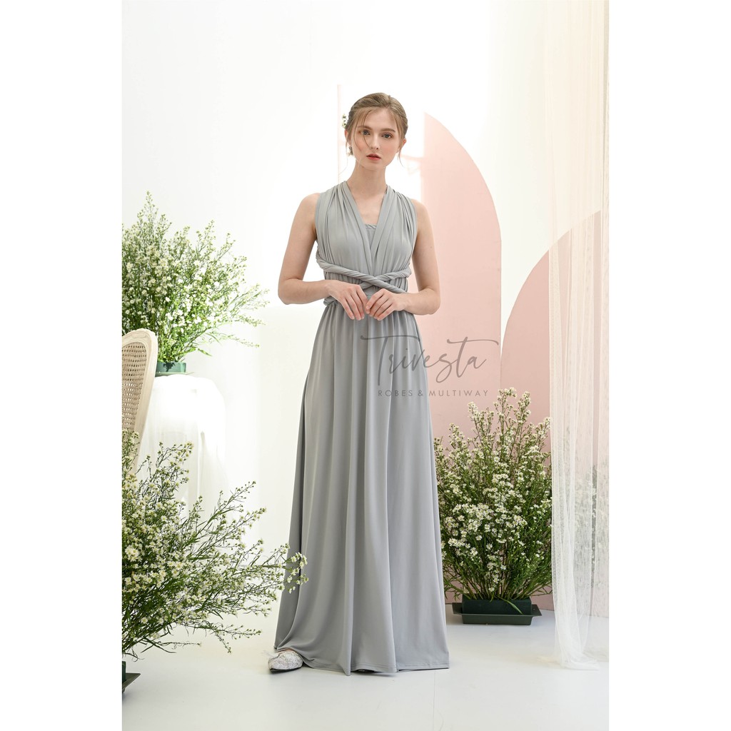 Light grey multiway dress hotsell