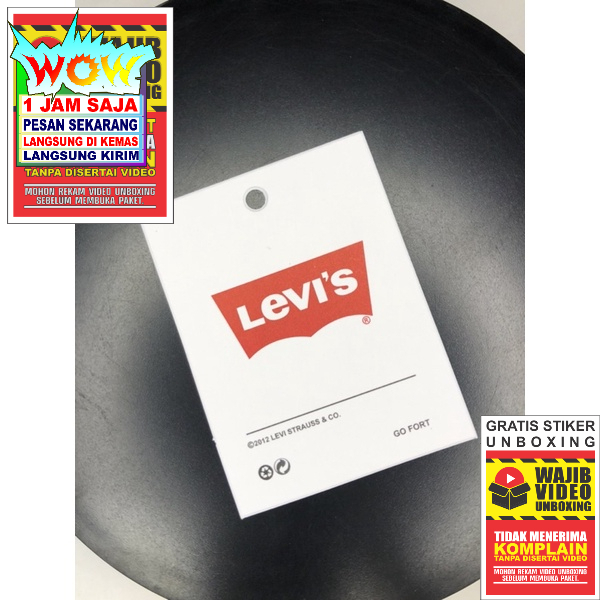 Jual LEVIS LABEL TAG HANGTAG SUPER PREMIUM CO 1X DI KIRIM 600PCS ...