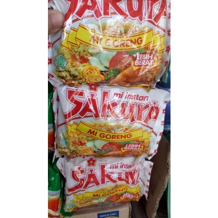 Jual Mie Instan Sakura Goreng isi 5pcs | Shopee Indonesia