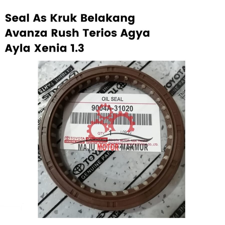 Jual Seal Crankshaft Rear Seal Kruk As Belakang Toyota Avanza Xenia Grandmax Rush