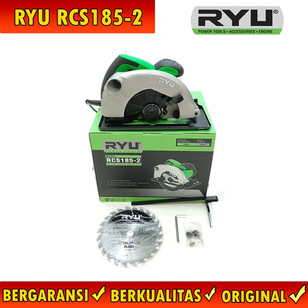 Jual Circle Ryu / Circular Saw / Mesin Potong Ryu 7 Inch Original Ryu ...