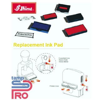 Jual Replacement Ink Pad Shiny 2 Warna/ S-530D, S-542D (TANPA WARNA ...