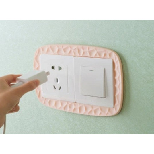 Jual Stiker steker dinding Switch Sticker listrik colokan bahan PVC ...