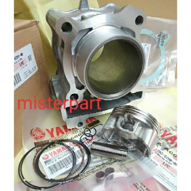 Jual BLOK SEHER KOMPLIT ISI PISTON KIT JUPITER MX OLD ,MX NEW ,(135CC