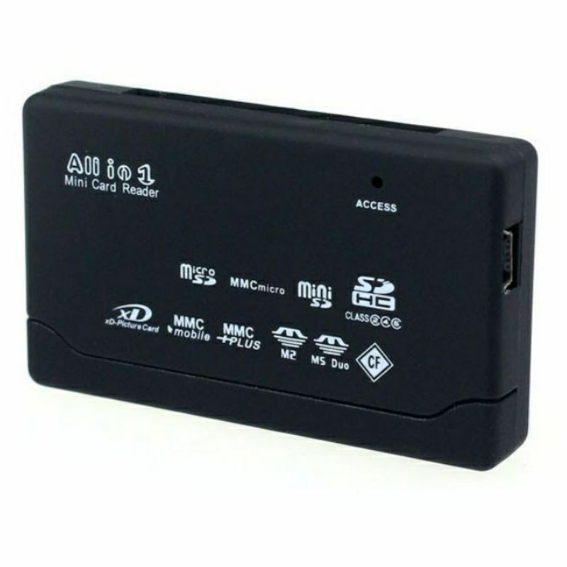 Jual All in One Card Reader SD Mini SD XD CF MMC M2 | Shopee Indonesia
