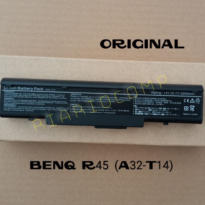 Jual Baterai ORIGINAL BENQ Joybook R45 R46 R47 (A32-T14) 6Cell | Shopee ...