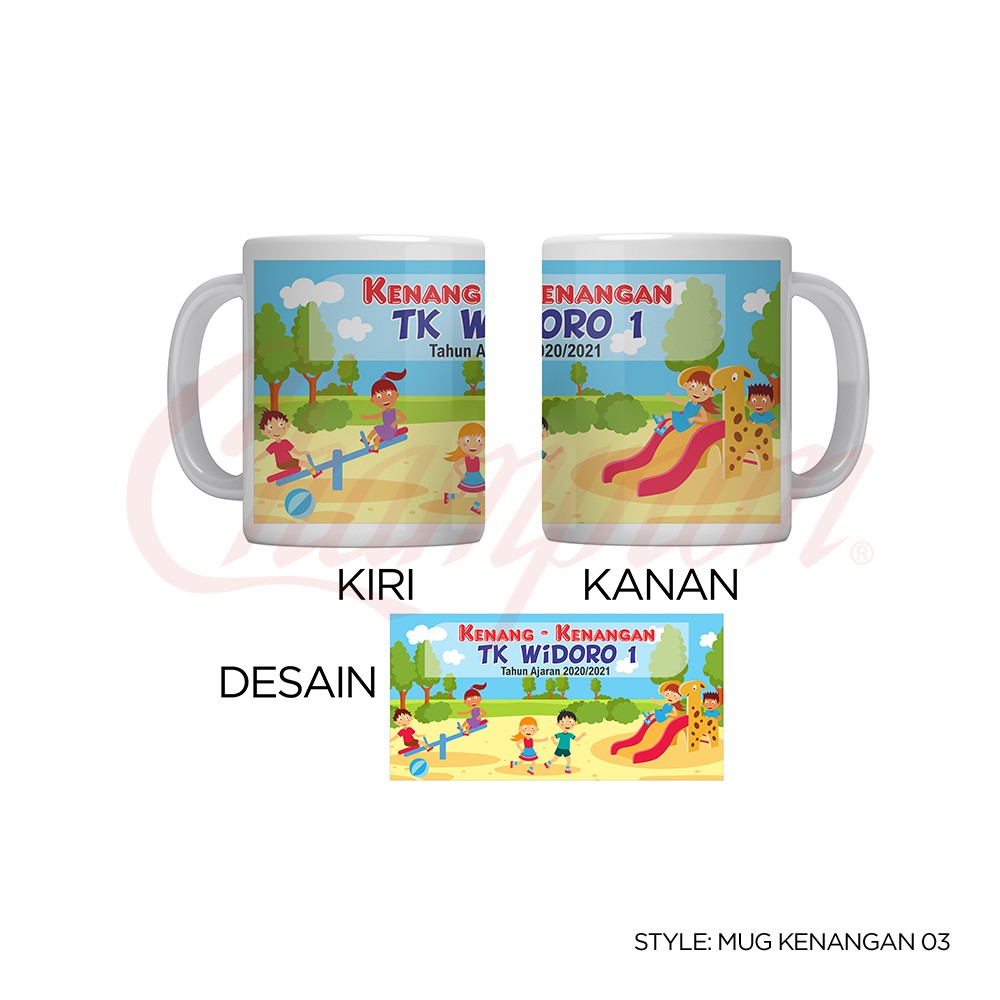 Jual (COD) Jual Mug Perpisahan Mug Kenang - kenangan gelas hadiah