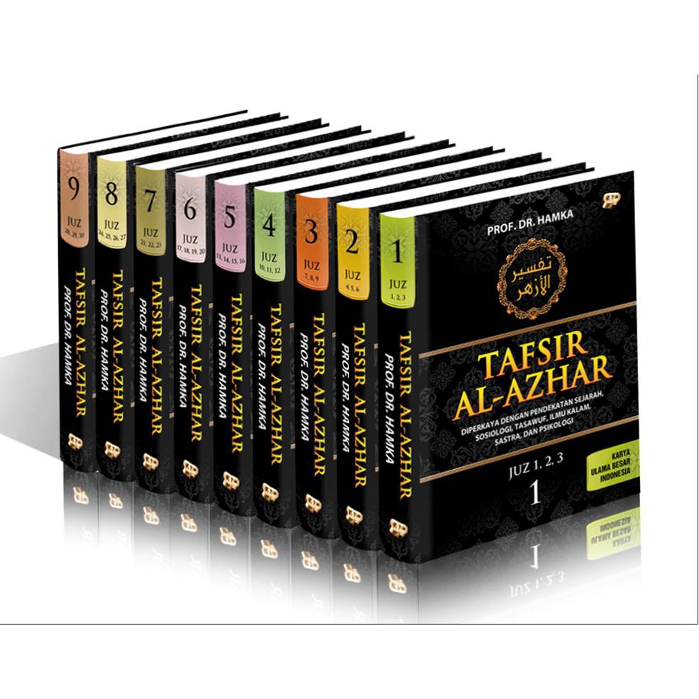 Jual Gema Insani Buku Hamka 1 Set Tafsir Al Azhar 3 Juz Al Azhar