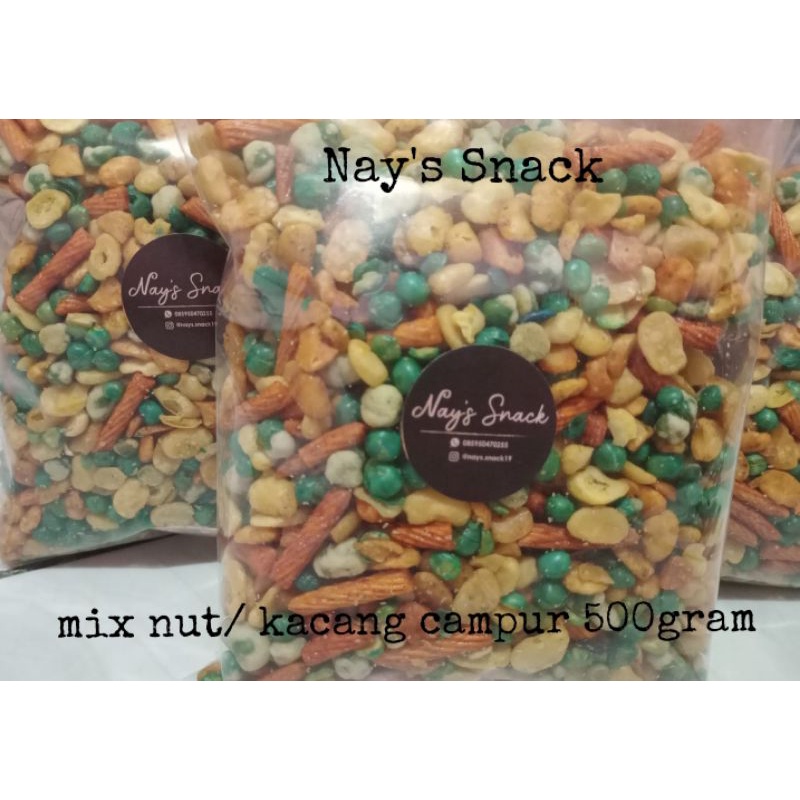 Jual Mix Nut Kacang Campur 500gr Shopee Indonesia